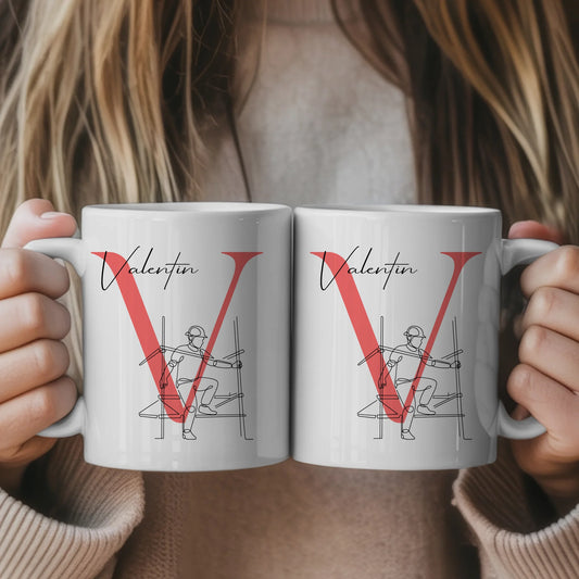 Personalisierte Tasse Mit Name Und Lineart Gerüstbauer Geschenk für Gerüstbauer 1