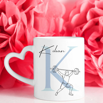 Kaffee Tasse Personalisiert Lineart Crossfit Crossfitter Geschenk 7