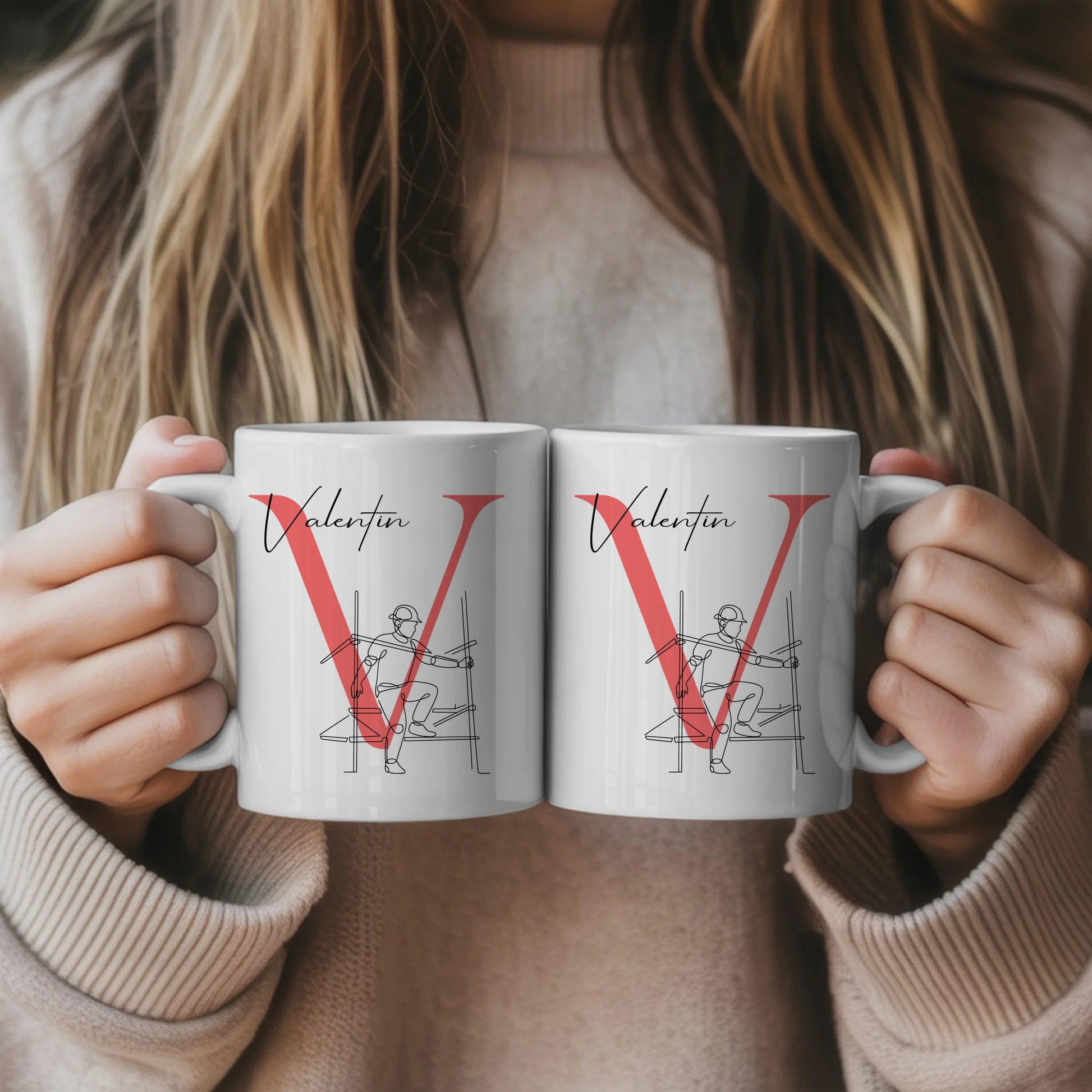 Personalisierte Tasse Mit Name Und Lineart Gerüstbauer Geschenk für Gerüstbauer 5