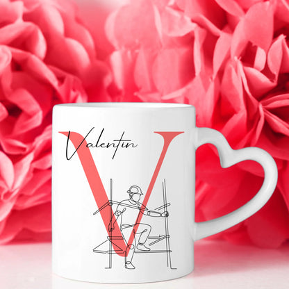 Personalisierte Tasse Mit Name Und Lineart Gerüstbauer Geschenk für Gerüstbauer 8
