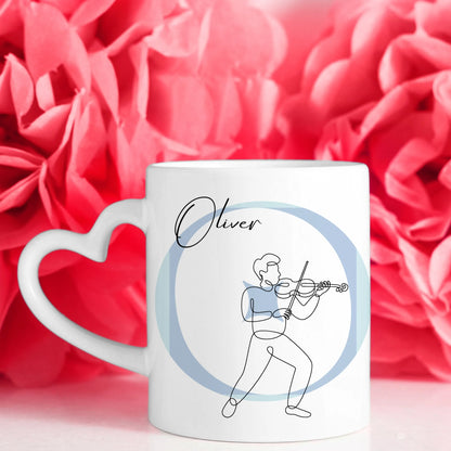 Ausgefallene Tassen Mit Name Lineart Orchester Orchestermitglied Personalisiert 7