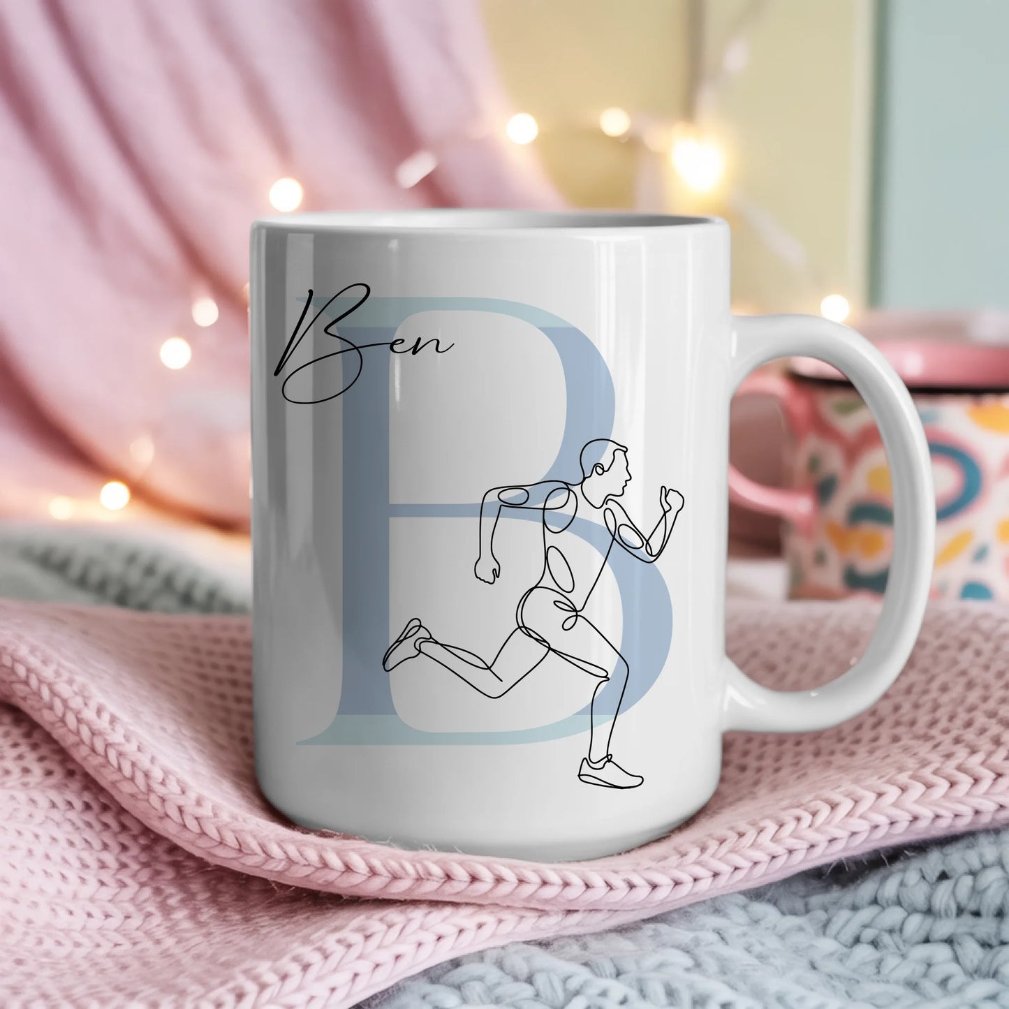 Personalisierte Tasse Mit Name Und Lineart Ultramarathonläufer Geschenk für Ultramarathon Fans 4