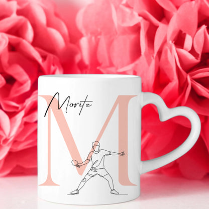 Personalisierte Tasse Mit Name Lineart Tischtennis Tischtennisspieler Geschenk 8
