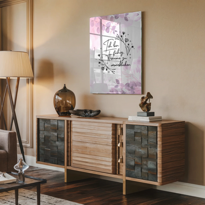 Foto Acrylglas - Ich bin fähig meine Träume zu verwirklichen