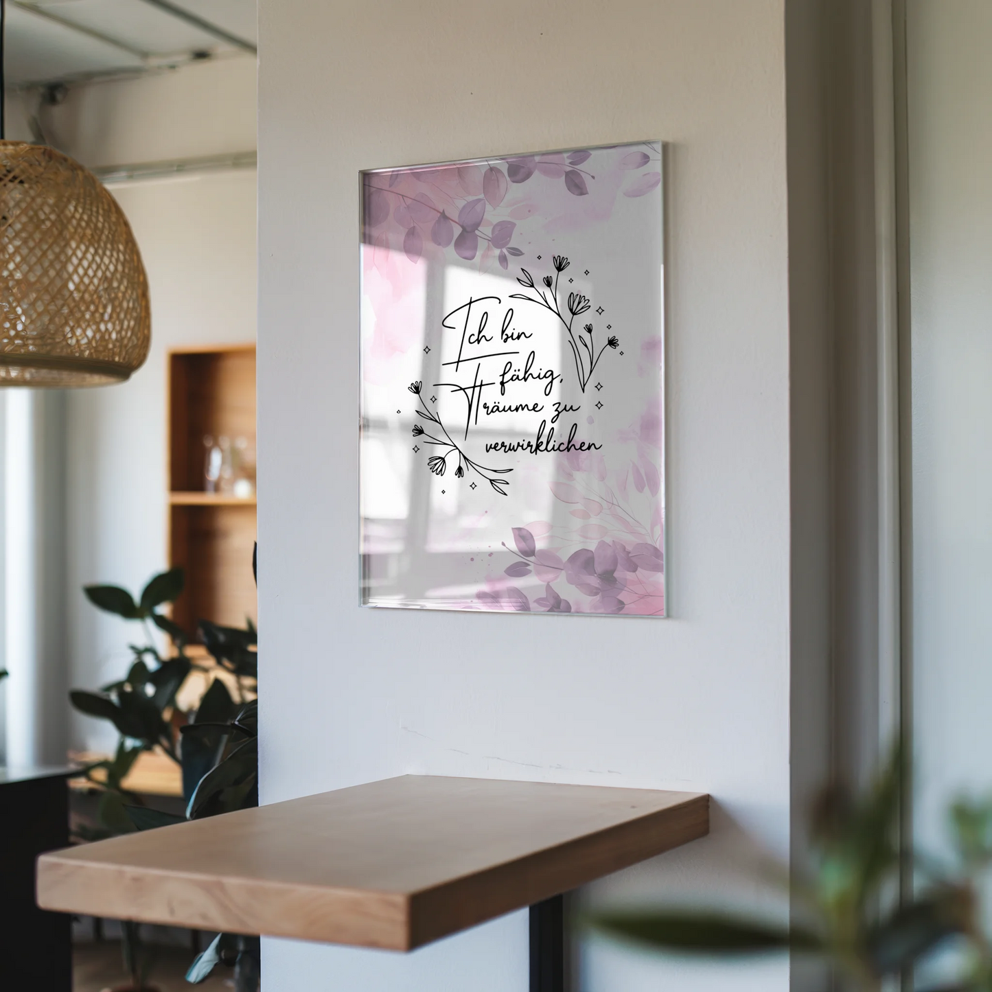 Foto Acrylglas - Ich bin fähig meine Träume zu verwirklichen