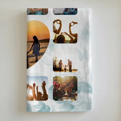 Kuscheldecke Mit Foto Mama Wunschname Fotocollage