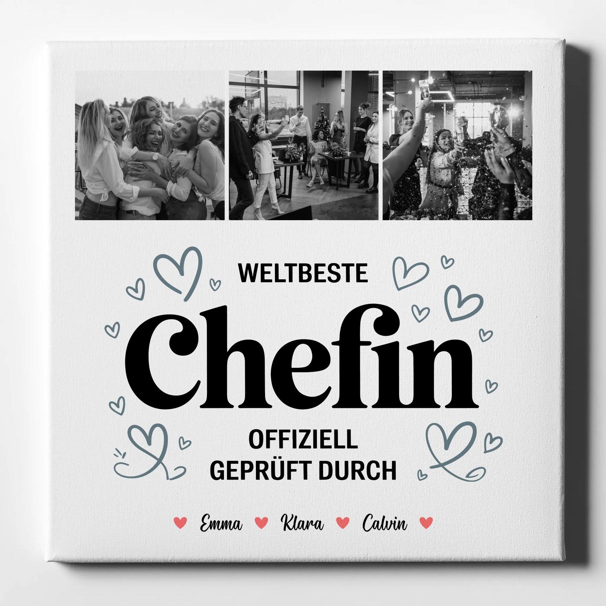 Fotocollage Großes Bild Aus Vielen Kleinen Chefin Fotocollage Weltbeste Chefin Offiziell Geprüft Durch Personalisiertes Geschenk 1