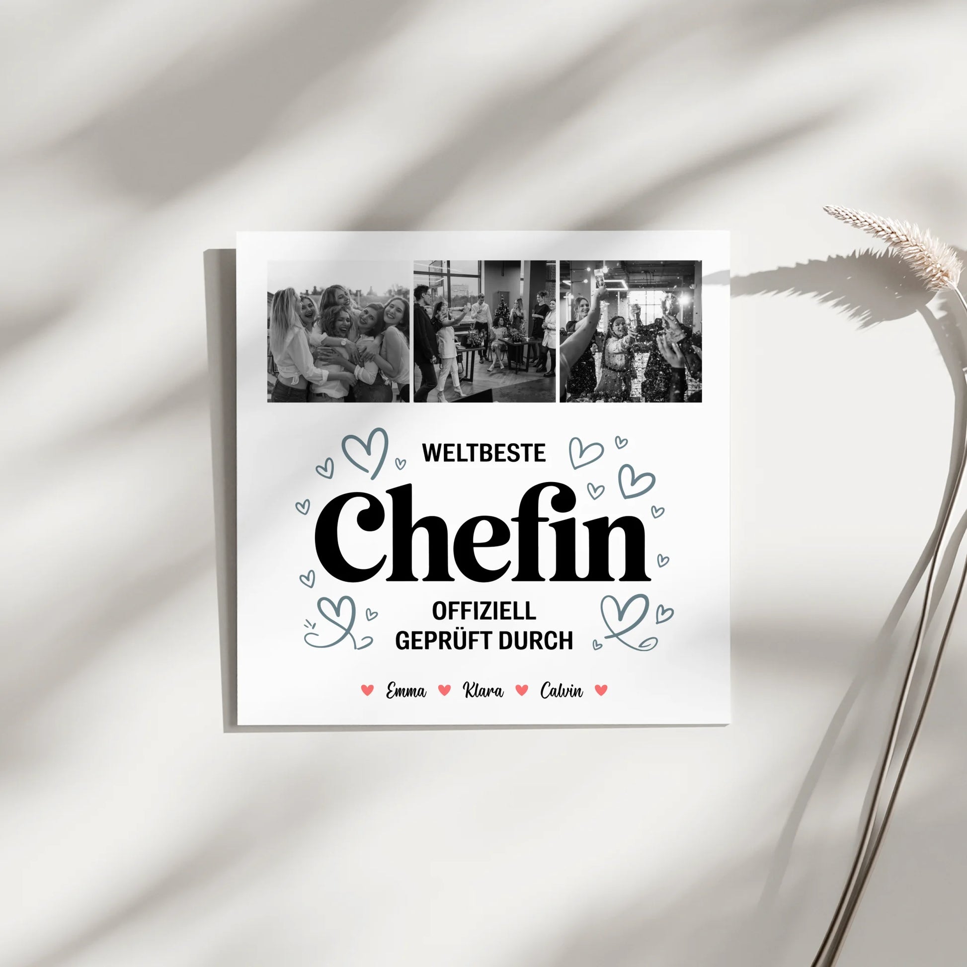 Fotocollage Großes Bild Aus Vielen Kleinen Chefin Fotocollage Weltbeste Chefin Offiziell Geprüft Durch Personalisiertes Geschenk 4