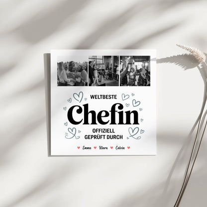 Fotocollage Großes Bild Aus Vielen Kleinen Chefin Fotocollage Weltbeste Chefin Offiziell Geprüft Durch Personalisiertes Geschenk 4