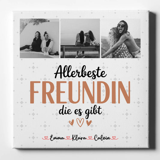 Leinwand Für Beste Freundin Gestalten Fotocollage Beste Freundin Allerbeste Freundin Die Es Gibt 1