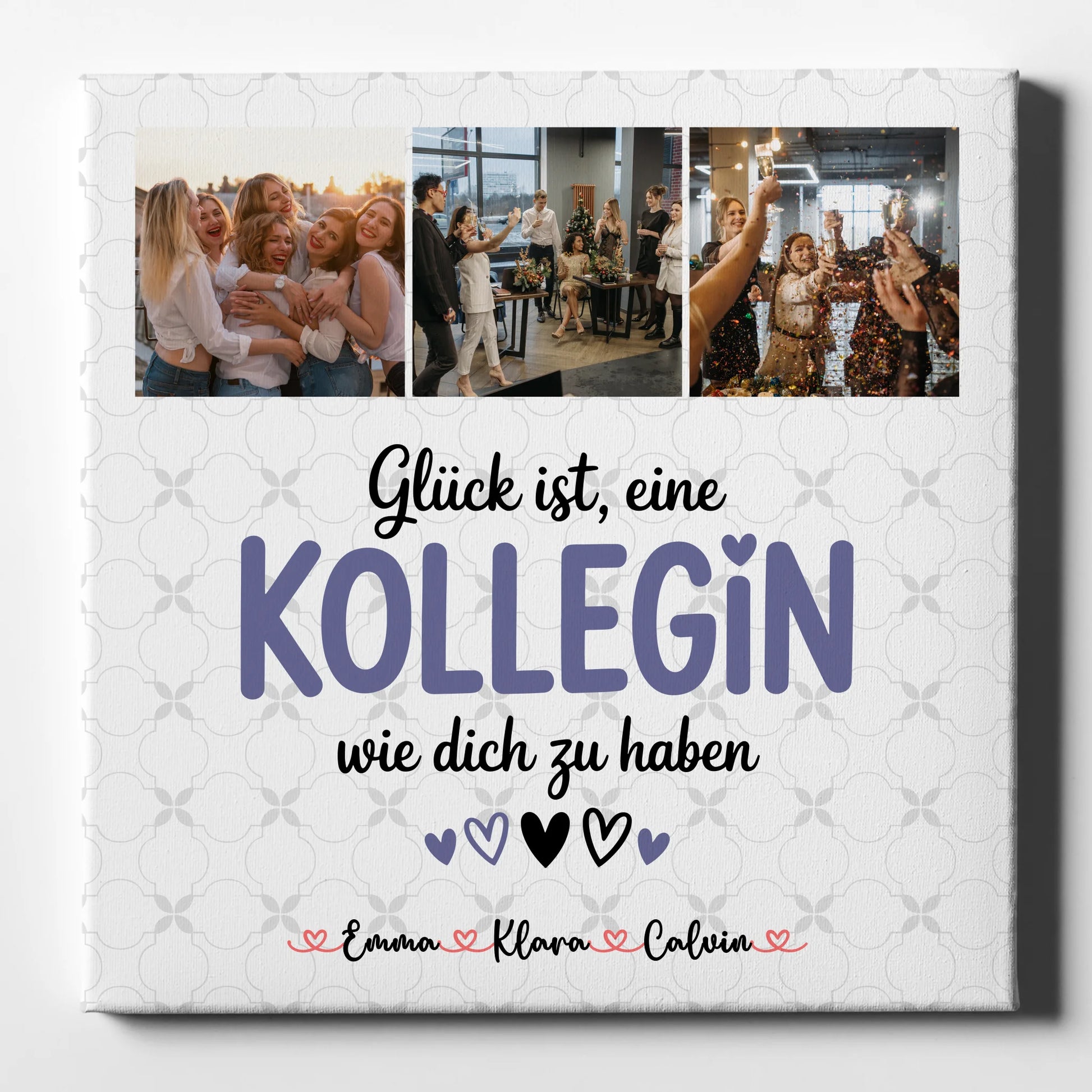 Leinwand Personalisiert Fotocollage für Kollegin Glück Ist eine Kollegin Wie Dich Zu Haben Geschenk 1