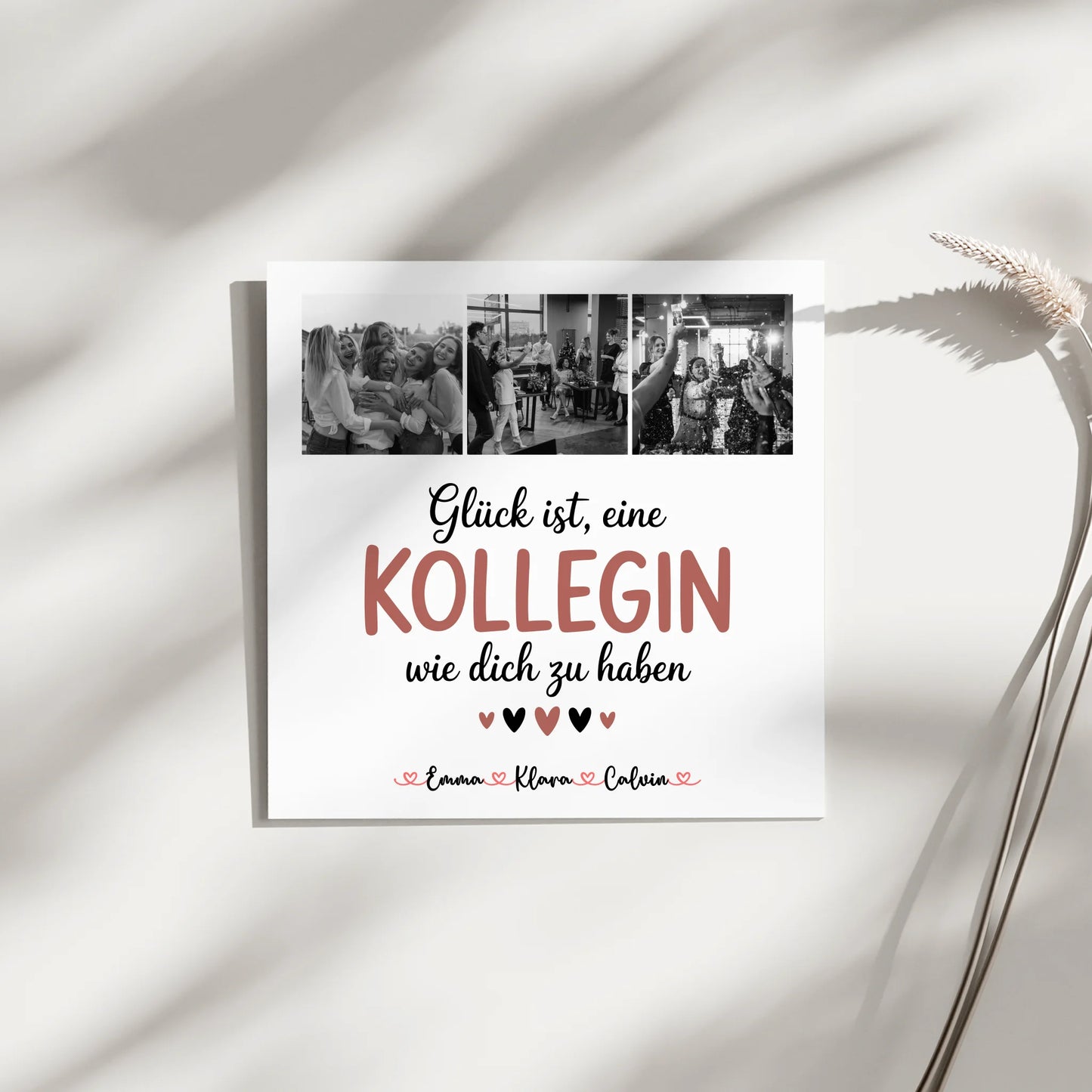 Leinwand Collagen Erstellen für Kollegin Fotocollage Glück Ist eine Kollegin Wie Dich Zu Haben 4