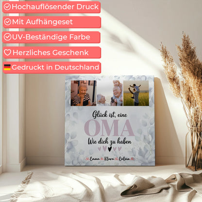 Wandbild Oma Fotocollage für Oma Glück Ist eine Oma Wie Dich Zu Haben Geschenk 5