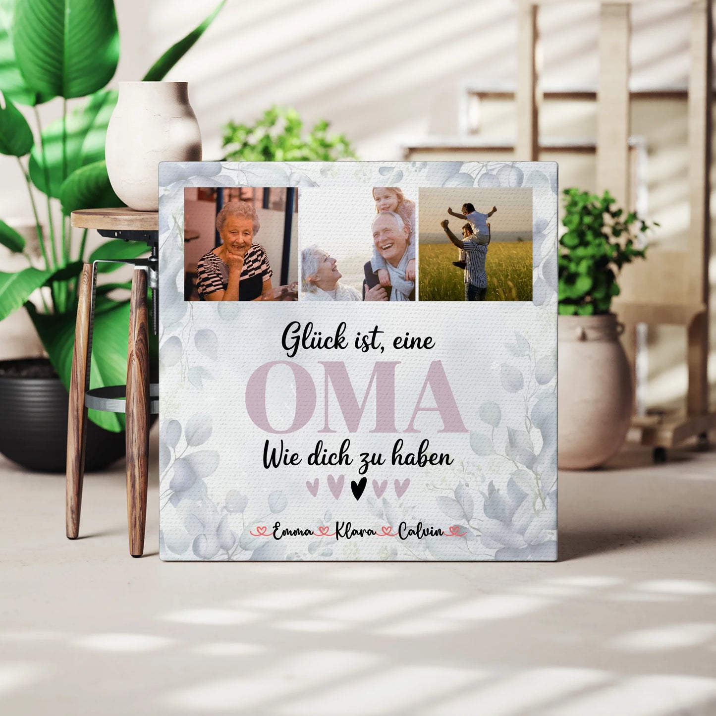 Wandbild Oma Fotocollage für Oma Glück Ist eine Oma Wie Dich Zu Haben Geschenk 3