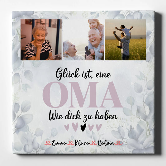 Wandbild Oma Fotocollage für Oma Glück Ist eine Oma Wie Dich Zu Haben Geschenk 1
