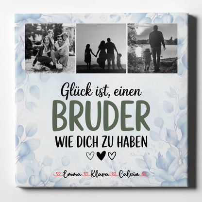 Personalisierte Leinwand Collagen Erstellen Fotocollage Bruder Glück Ist Einen Bruder Wie Dich Zu Haben 1