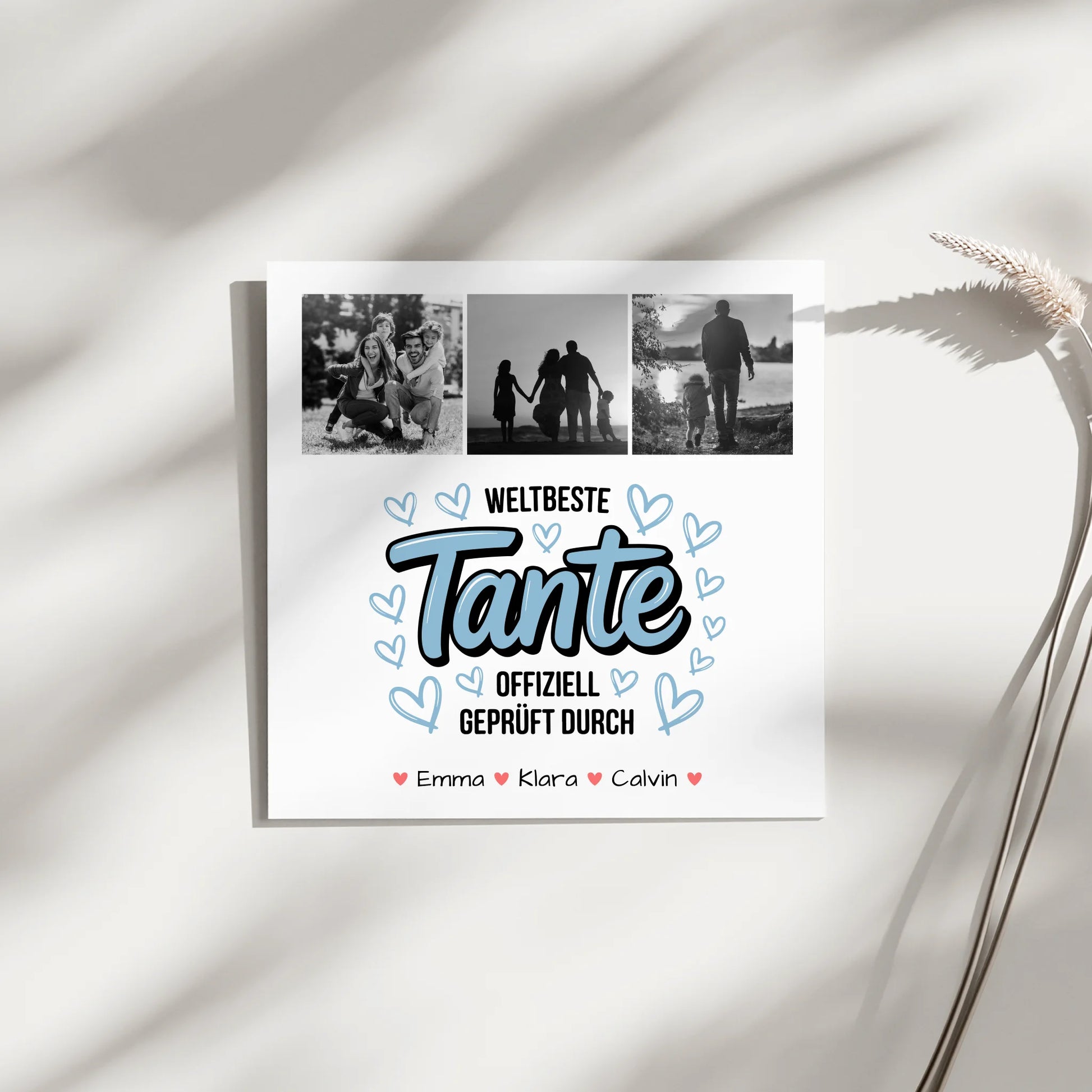 Fotocollage Großes Bild Aus Vielen Kleinen Weltbeste Tante Offiziell Geprüft 4