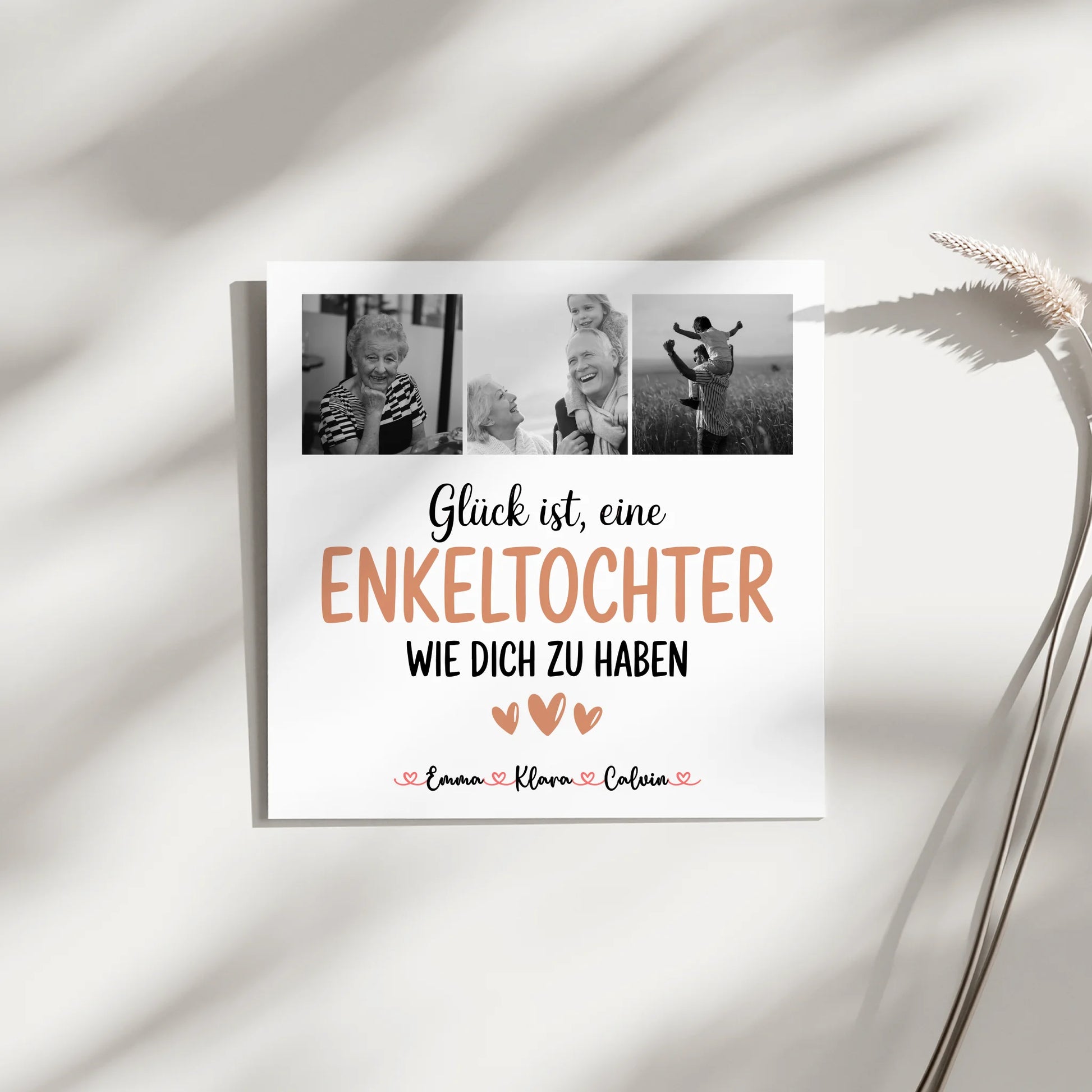 Leinwand Collagen Erstellen Fotocollage Enkeltochter Glück Ist eine Enkeltochter Wie Dich Zu Haben 4