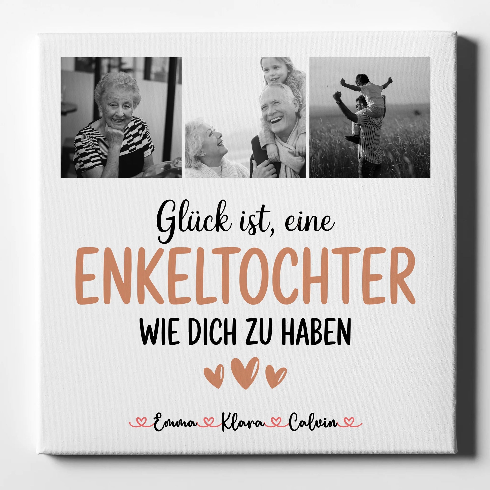 Leinwand Collagen Erstellen Fotocollage Enkeltochter Glück Ist eine Enkeltochter Wie Dich Zu Haben 1