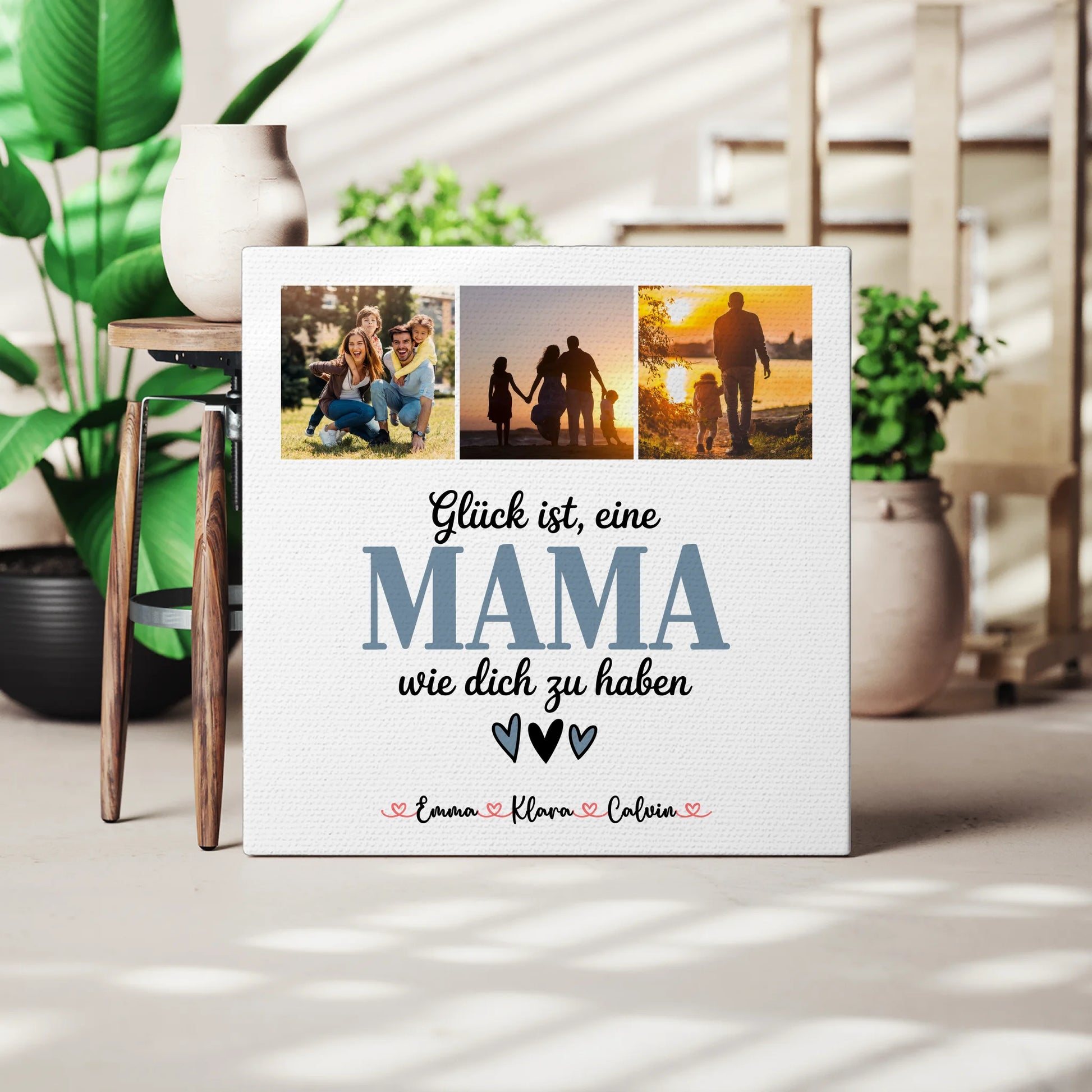 Personalisierte Leinwand Für Mama Fotocollage Für Mama Glück Ist Eine Mama Wie Dich Zu Haben 3