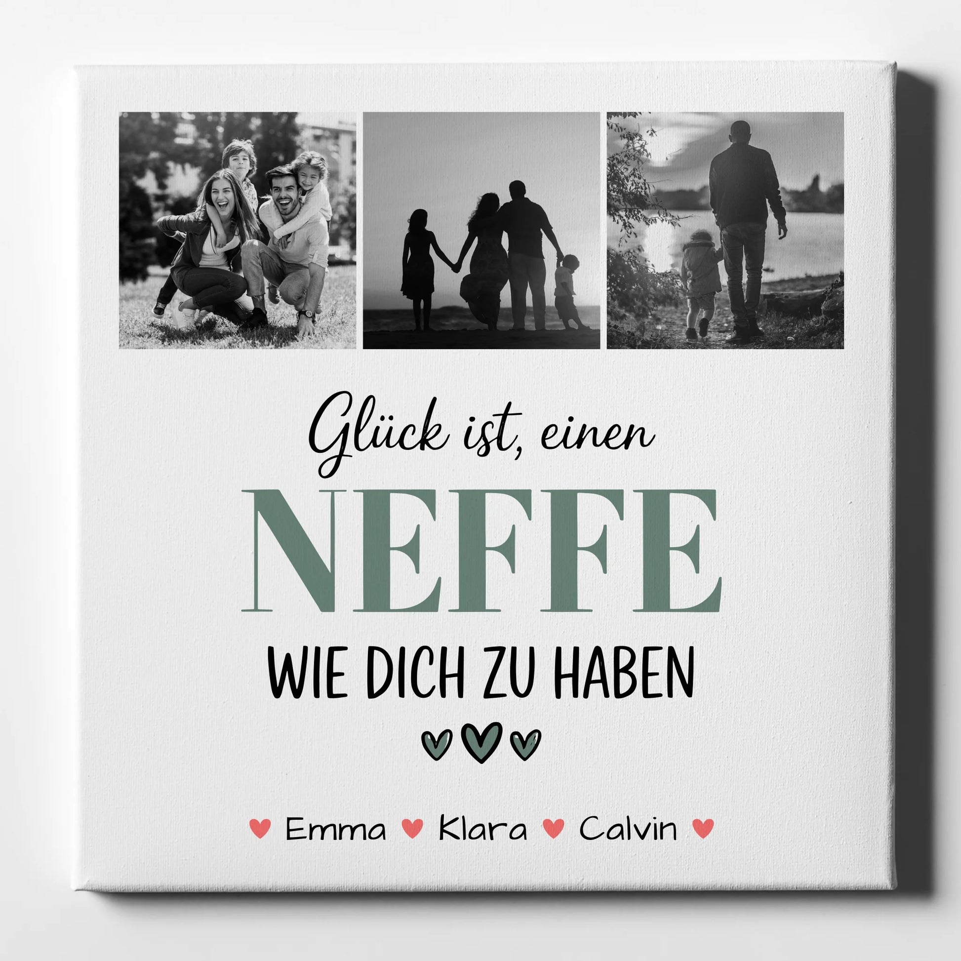 Leinwand Collagen Erstellen Fotocollage Neffe Glück Ist einen Neffe Wie Dich Zu Haben Geschenk 1