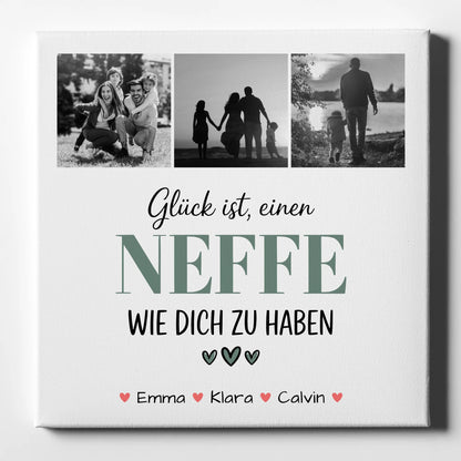 Leinwand Collagen Erstellen Fotocollage Neffe Glück Ist einen Neffe Wie Dich Zu Haben Geschenk 1