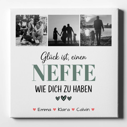 Leinwand Collagen Erstellen Fotocollage Neffe Glück Ist einen Neffe Wie Dich Zu Haben Geschenk 1