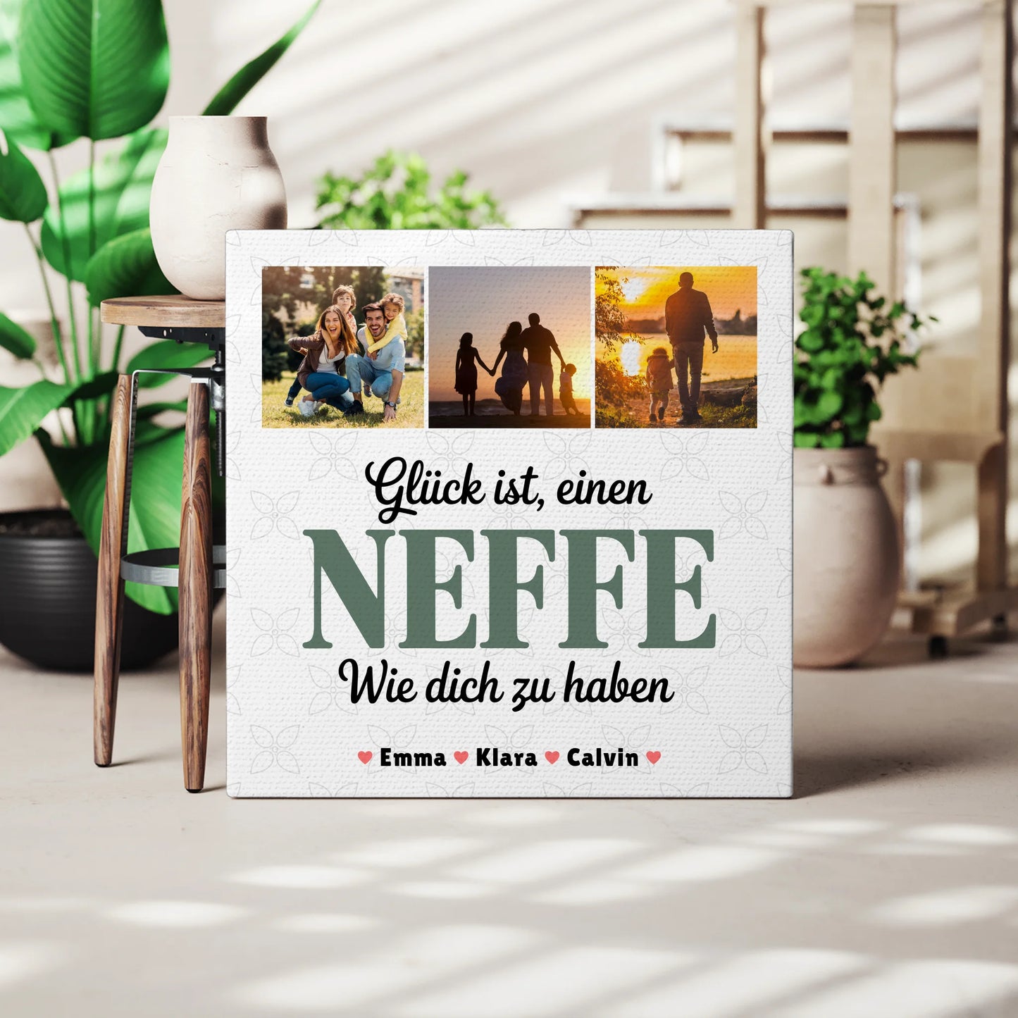 Leinwand Collagen Erstellen Geschenk Fotocollage Neffe Glück Ist einen Neffe Wie Dich Zu Haben 3