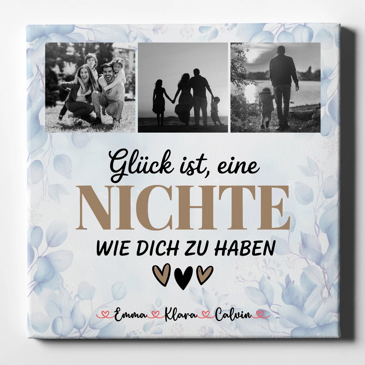 Leinwand Personalisiert Fotocollage Nichte Glück Ist eine Nichte Wie Dich Zu Haben Geschenk 1