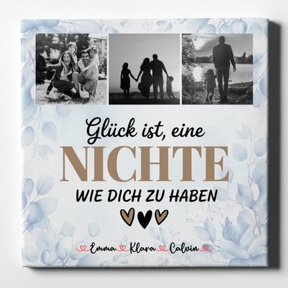 Leinwand Personalisiert Fotocollage Nichte Glück Ist eine Nichte Wie Dich Zu Haben Geschenk 1