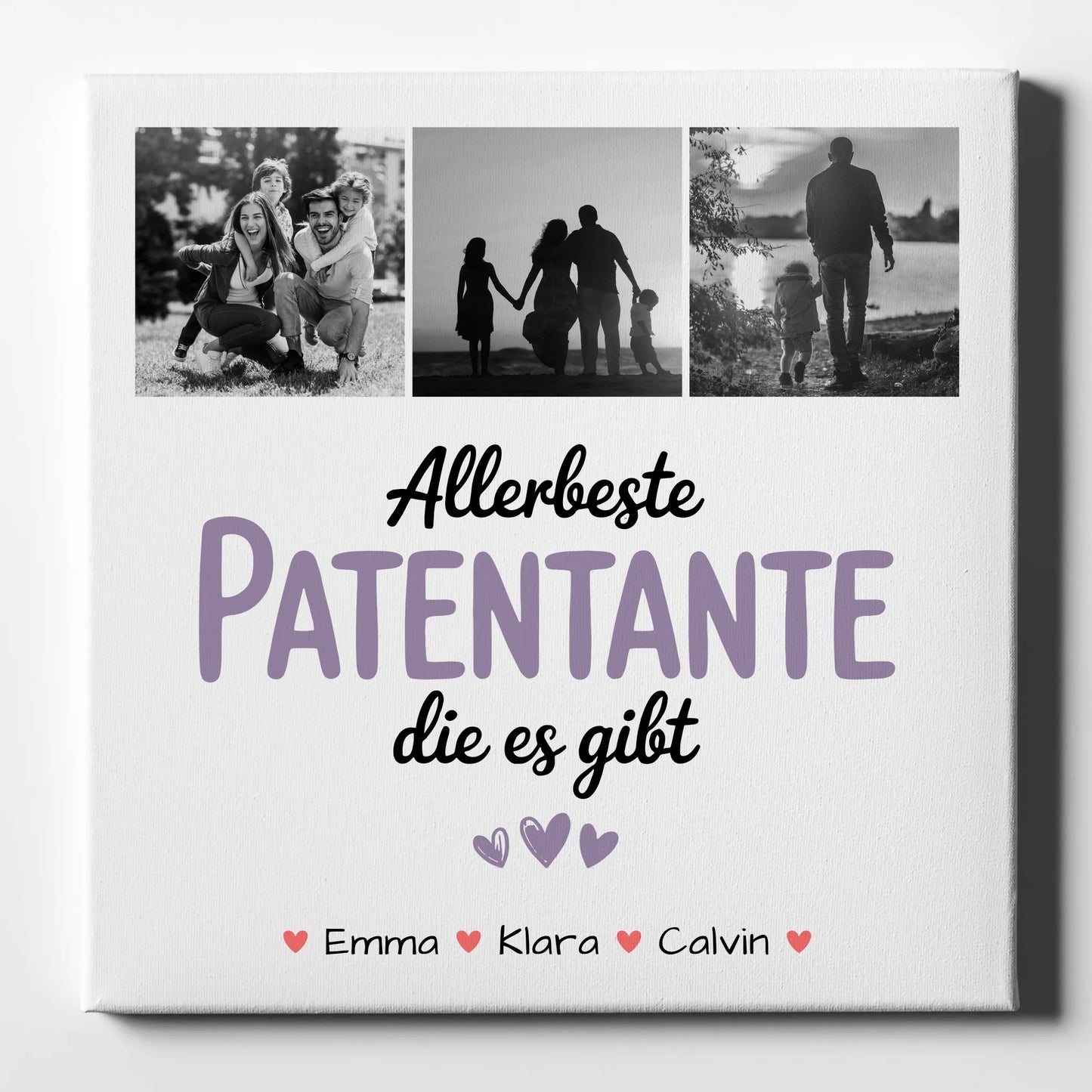 Fotocollage Großes Bild Aus Vielen Kleinen Patentante Allerbeste Patentante Die Es Gibt Personalisiertes Geschenk 1