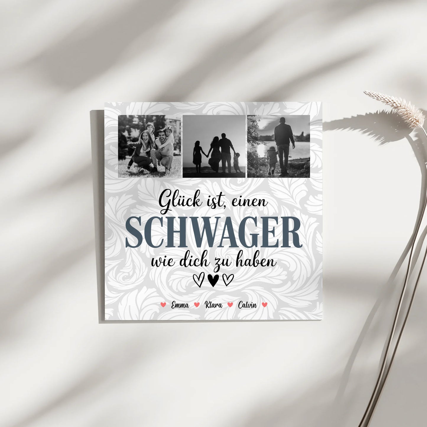 Leinwand Bild Schwager Fotocollage Glück Ist eine Schwager Wie Dich Zu Haben personalisiertes Geschenk 4