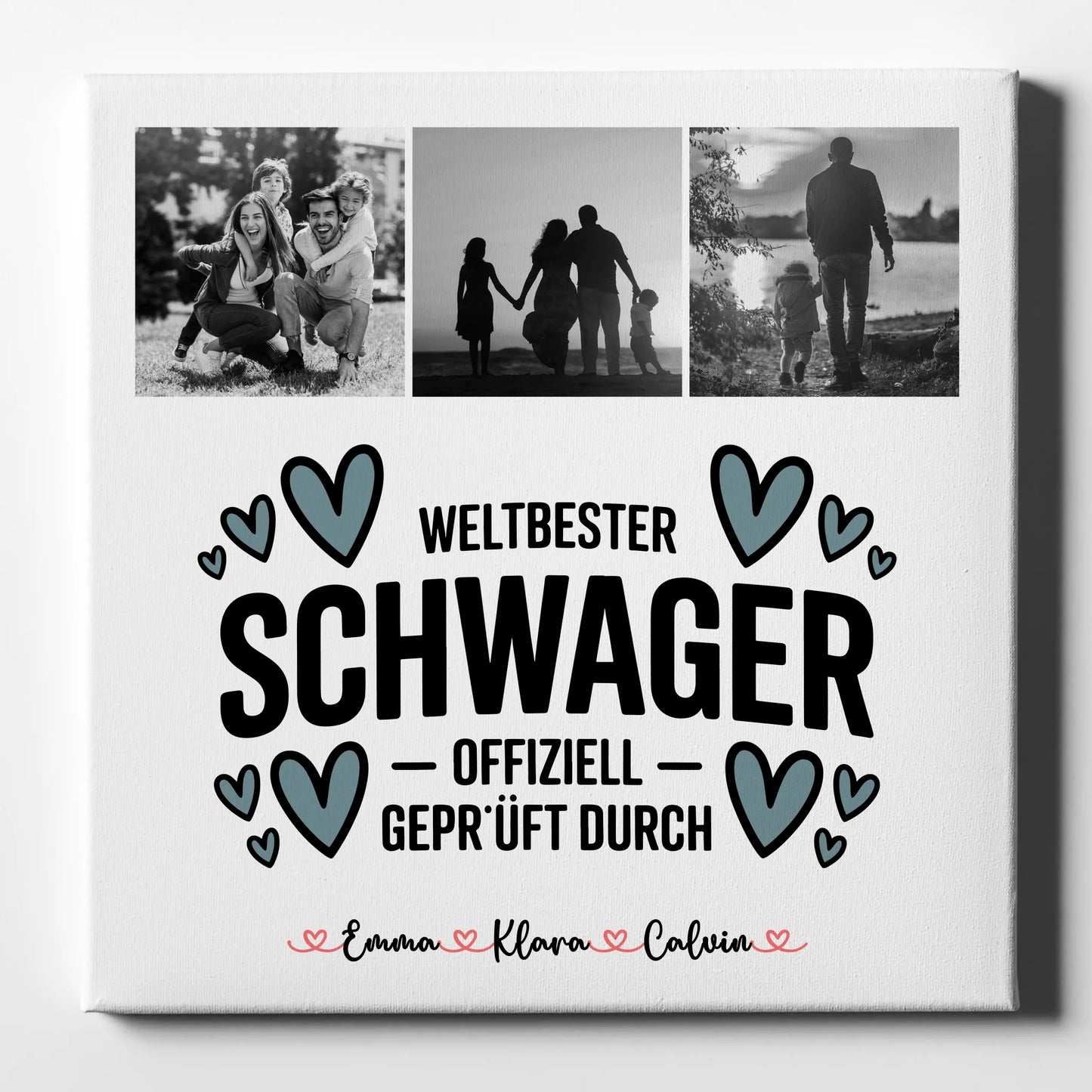 Fotocollage Großes Bild Aus Vielen Kleinen für Schwager Weltbester Schwager Offiziell Geprüft Durch 1