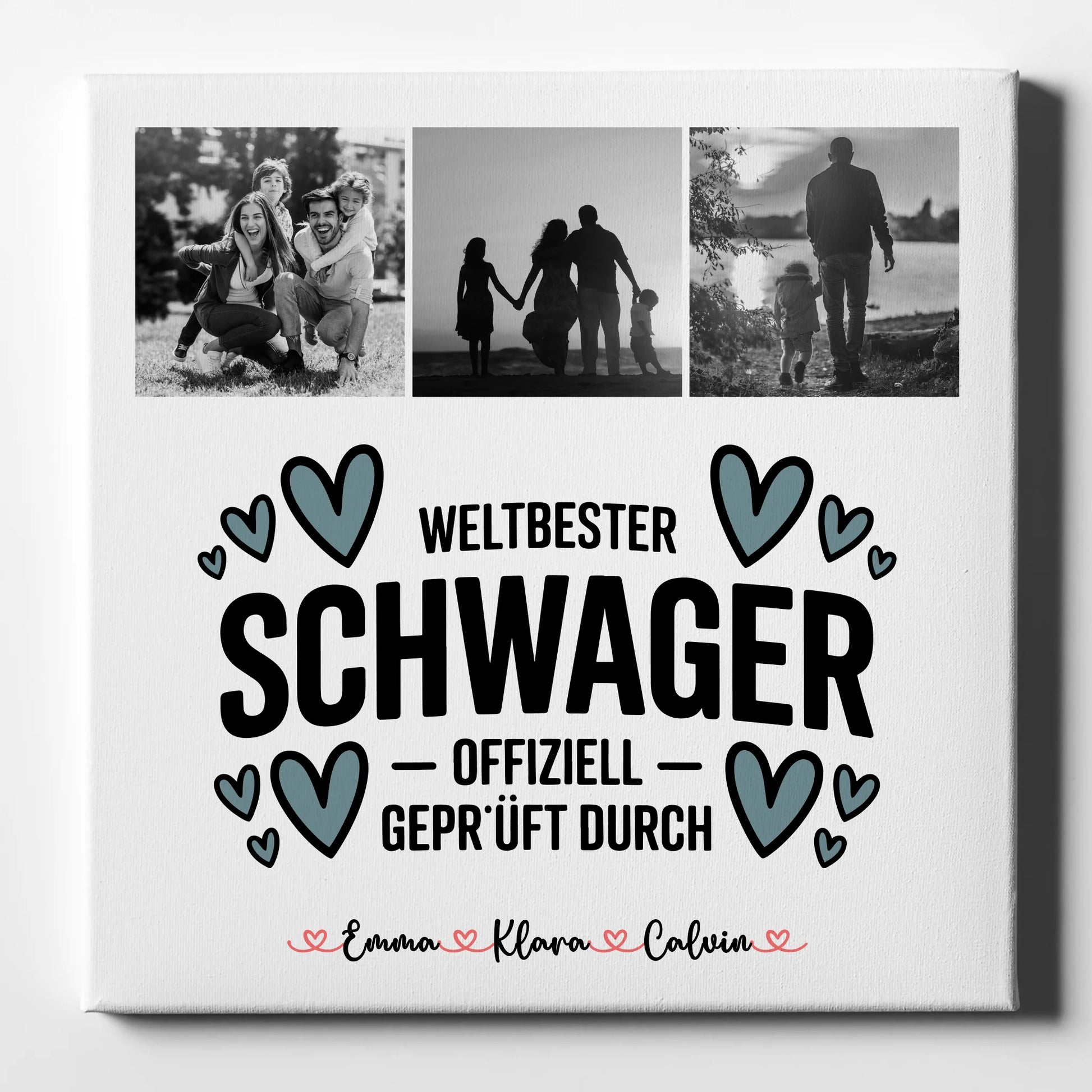 Fotocollage Großes Bild Aus Vielen Kleinen für Schwager Weltbester Schwager Offiziell Geprüft Durch 1