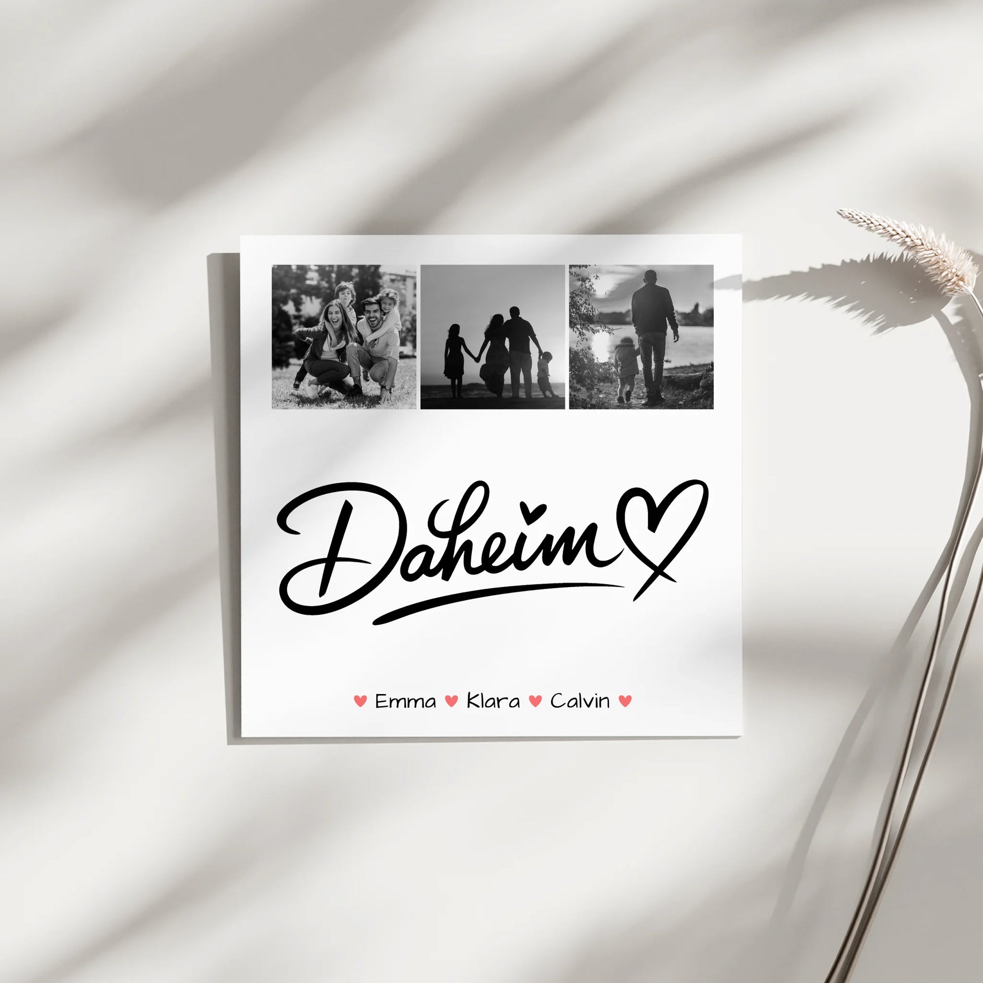 Wandbild Familie Personalisiert Fotocollage Familie Für Dein Daheim 4
