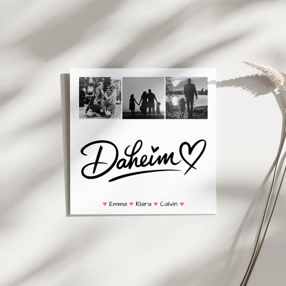 Wandbild Familie Personalisiert Fotocollage Familie Für Dein Daheim 4