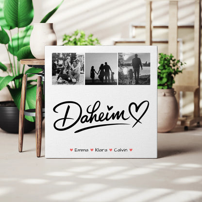 Wandbild Familie Personalisiert Fotocollage Familie Für Dein Daheim 3