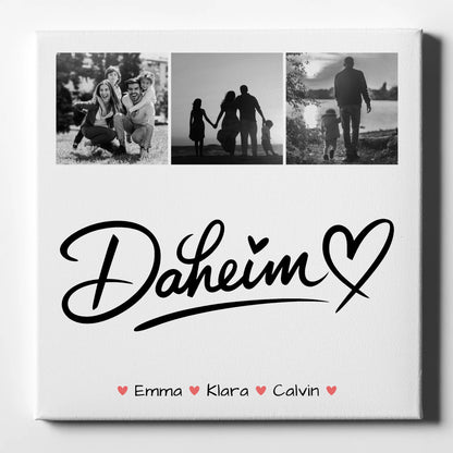 Wandbild Familie Personalisiert Fotocollage Familie Für Dein Daheim 1