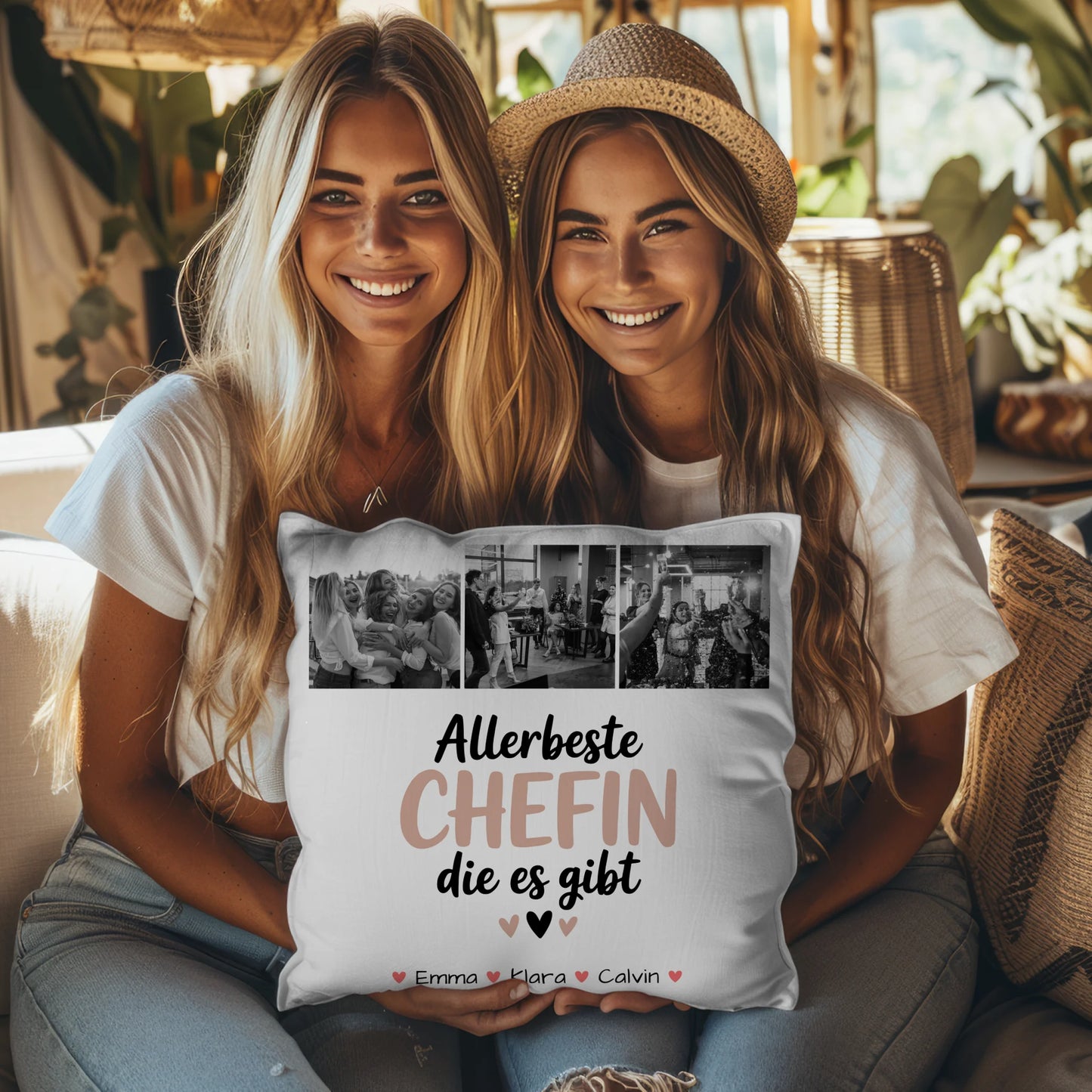 Personalisierte Geschenke mit Namen Kissen Fotocollage Chefin Allerbeste Chefin Die Es Gibt 8