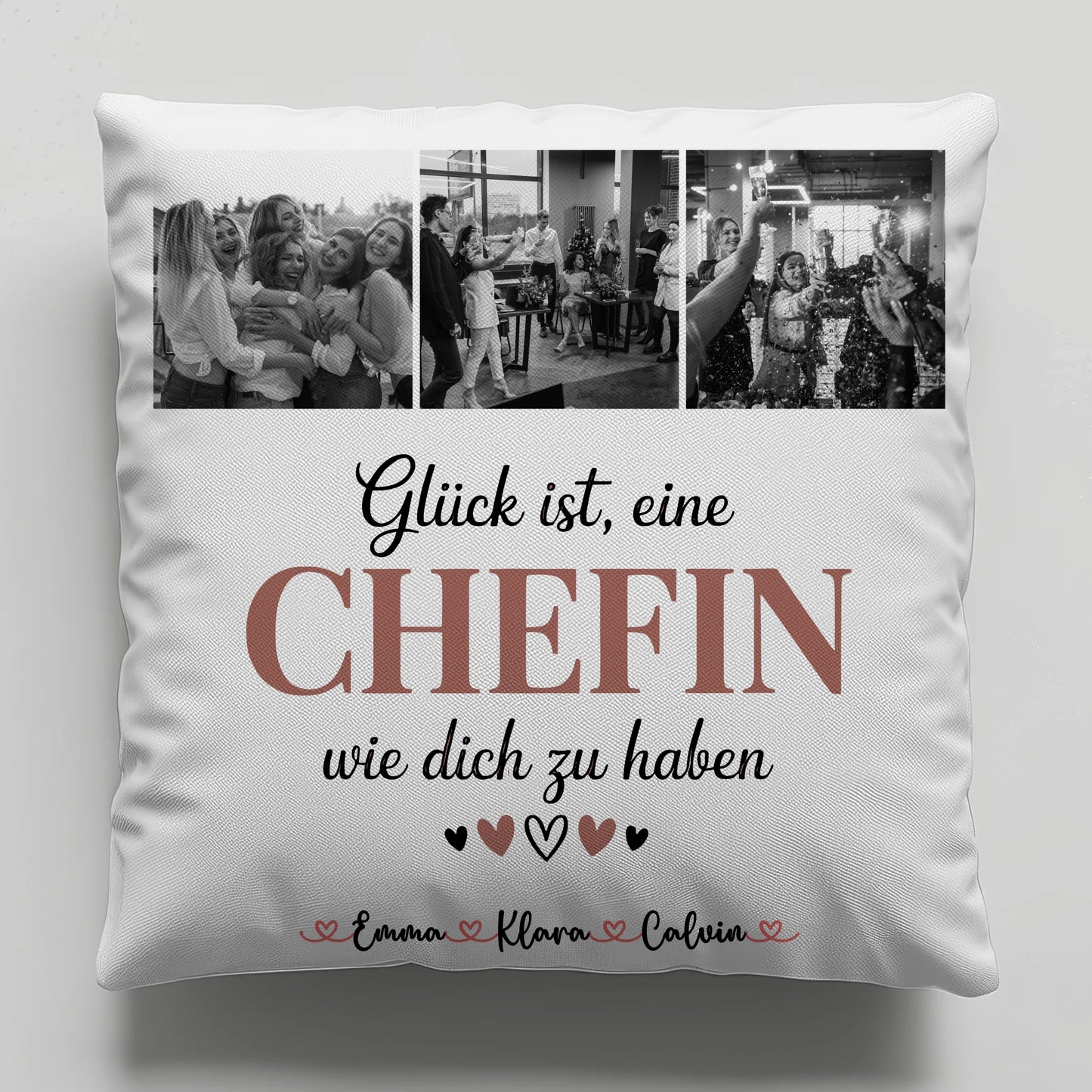 Kissen Mit Namen Chefin Fotocollage Glück Ist eine Chefin Wie Dich Zu Haben personalisiert 1