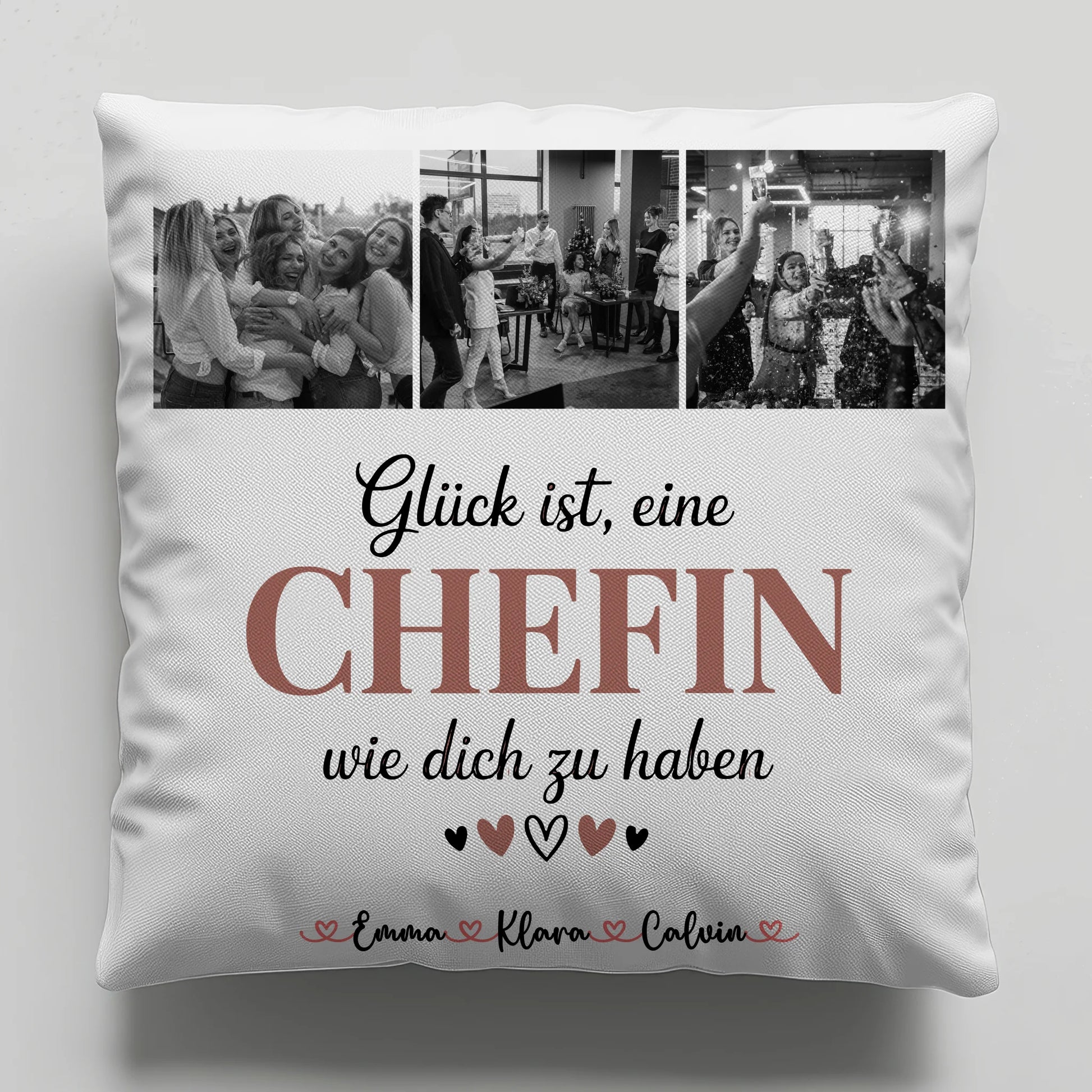 Kissen Mit Namen Chefin Fotocollage Glück Ist eine Chefin Wie Dich Zu Haben personalisiert 1