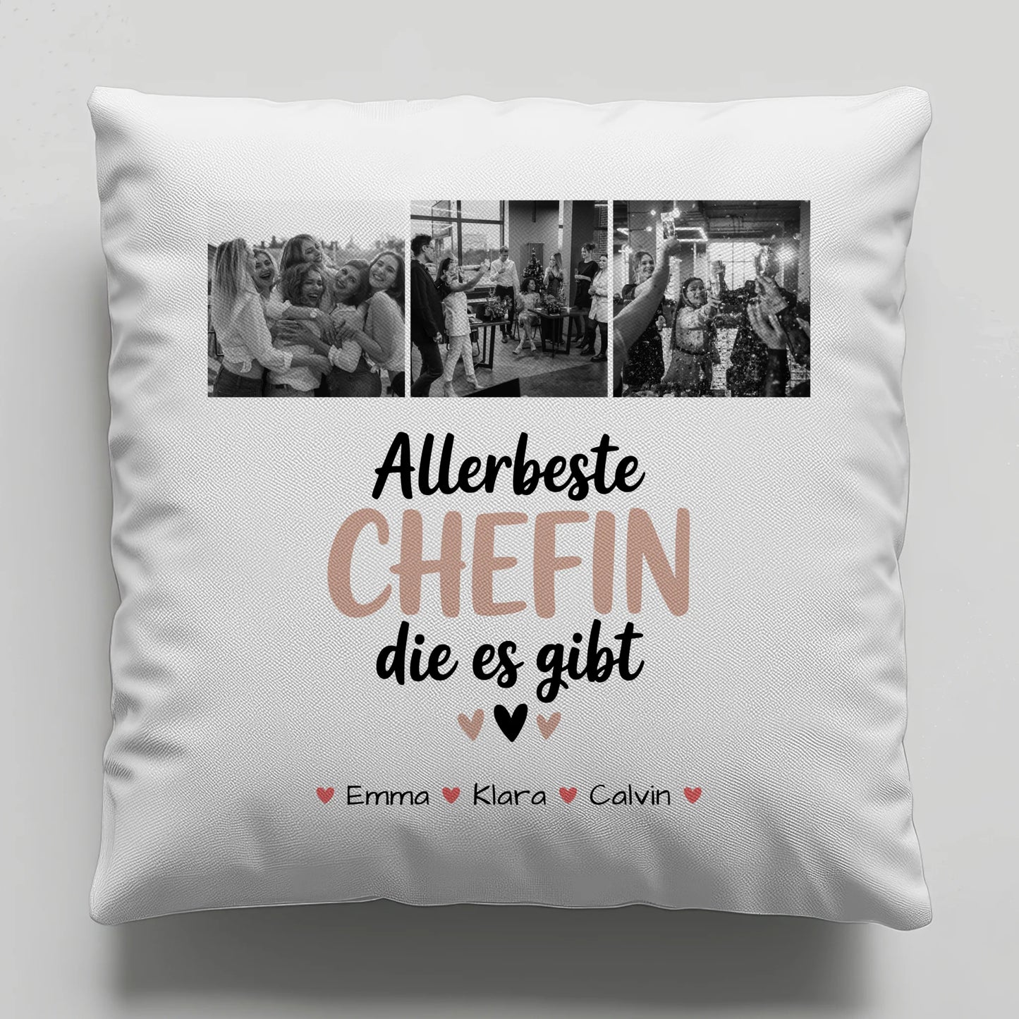 Personalisierte Geschenke mit Namen Kissen Fotocollage Chefin Allerbeste Chefin Die Es Gibt
