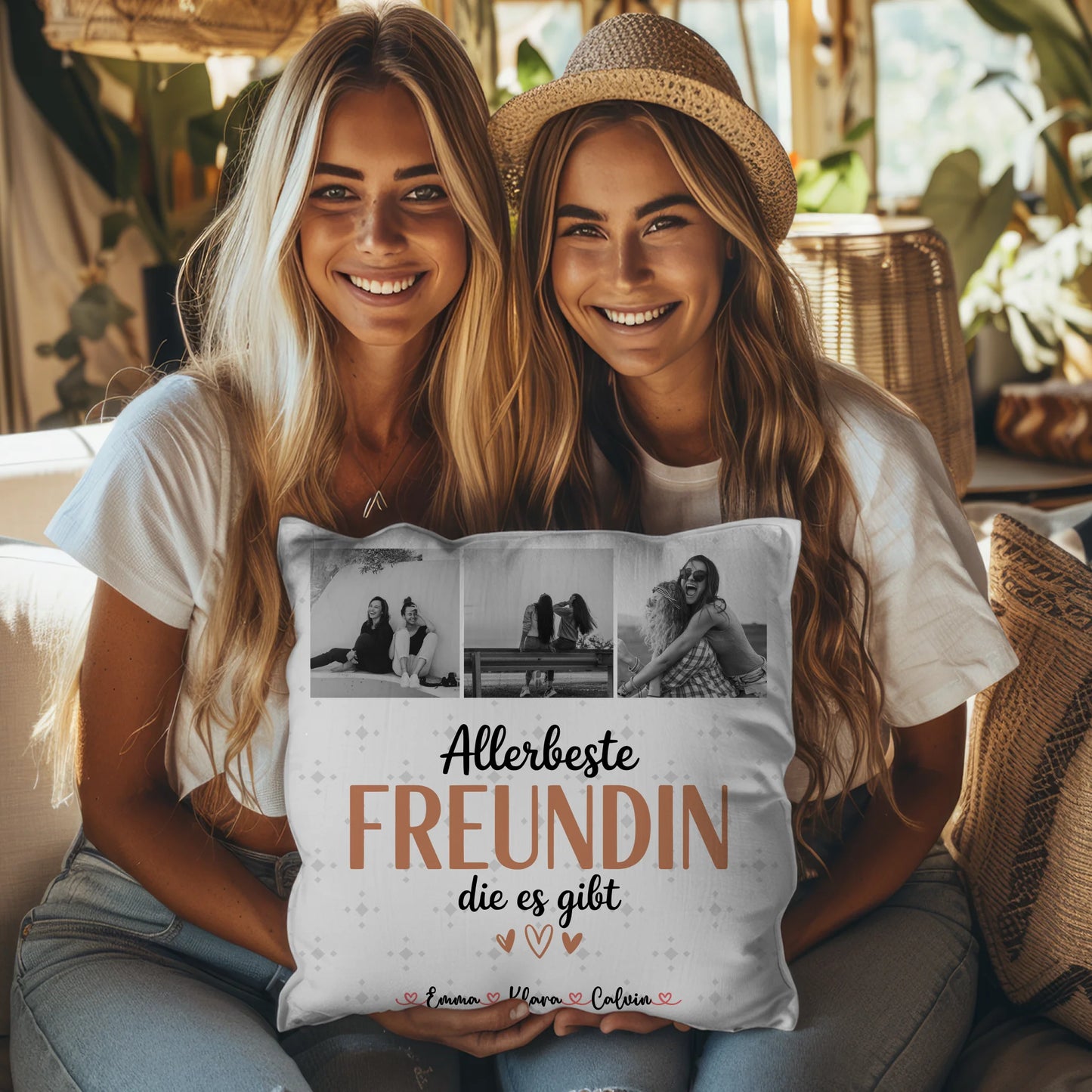 Beste Freundin Kissen Fotocollage Beste Freundin Allerbeste Freundin Die Es Gibt Geschenk 3