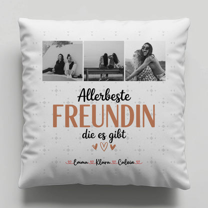 Beste Freundin Kissen Fotocollage Beste Freundin Allerbeste Freundin Die Es Gibt Geschenk