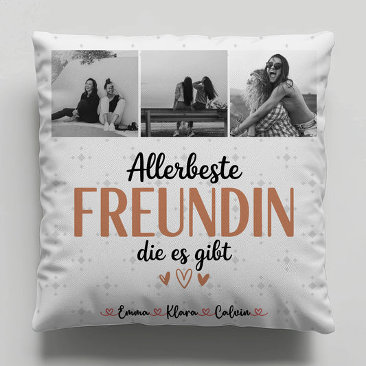Beste Freundin Kissen Fotocollage Beste Freundin Allerbeste Freundin Die Es Gibt Geschenk 1