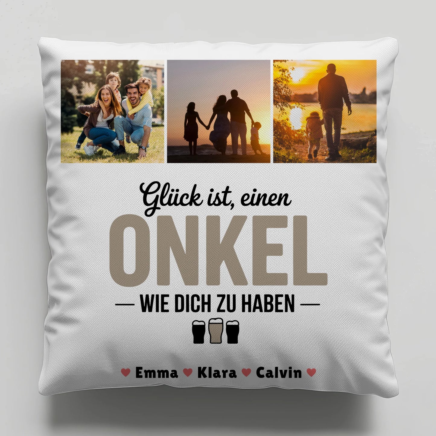 Onkel Kissen Geschenk Fotocollage Onkel Glück Ist einen Onkel Wie Dich Zu Haben personalisiert 6