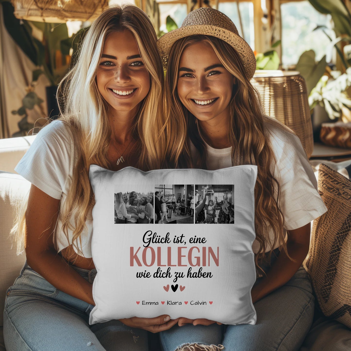 Namen Kissen Fotocollage Kollegin Glück Ist eine Kollegin Wie Dich Zu Haben