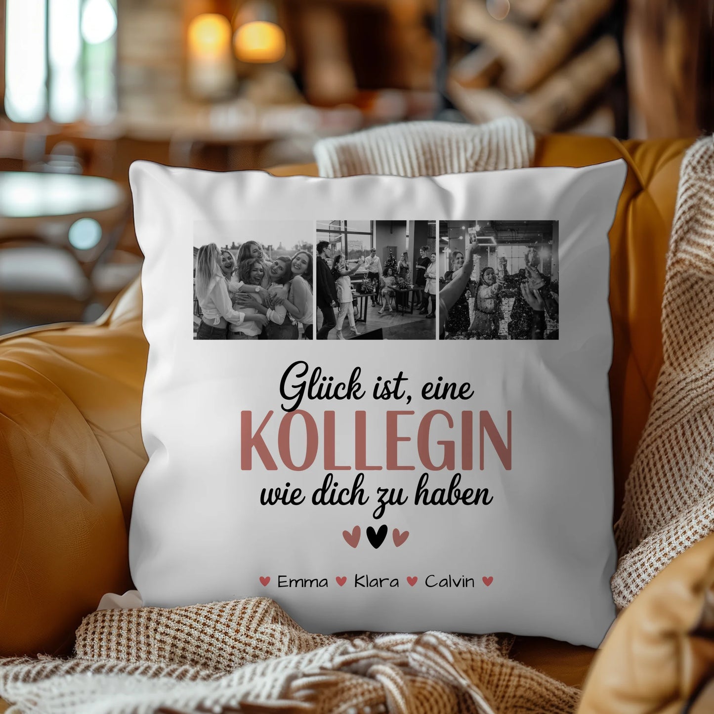 Namen Kissen Fotocollage Kollegin Glück Ist eine Kollegin Wie Dich Zu Haben