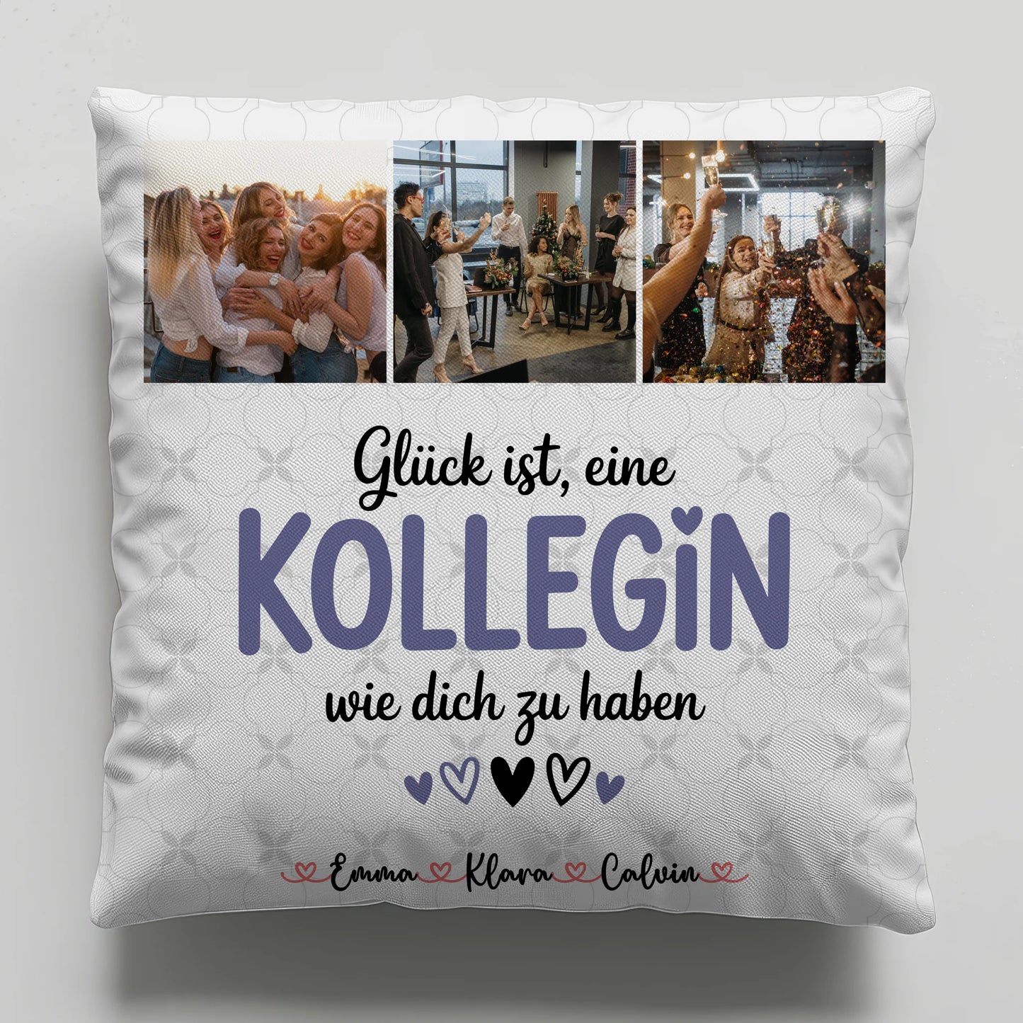 Personalisierte Geschenke mit Namen Kissen Fotocollage für Kollegin Glück Ist eine Kollegin Wie Dich Zu Haben 1