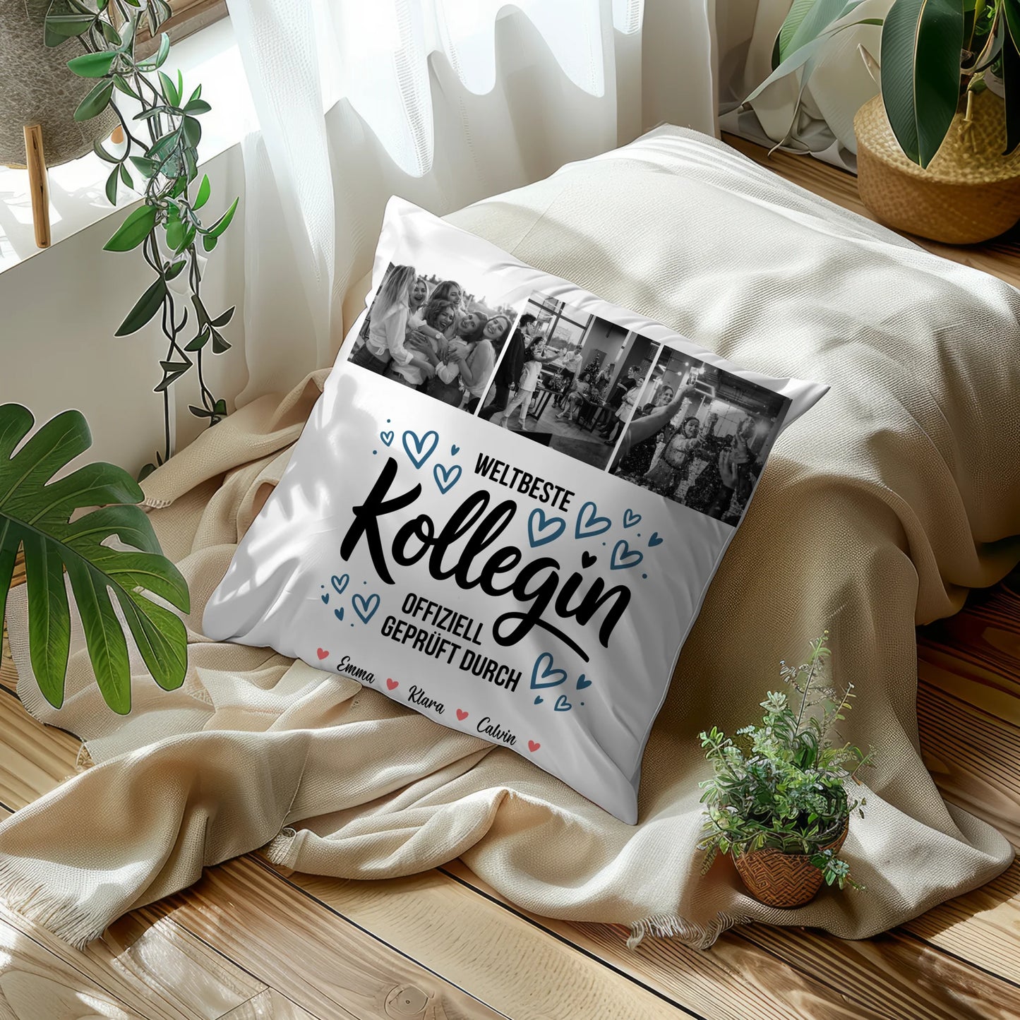 Kissen Mit Namen Kollegin Fotocollage Weltbeste Kollegin Offiziell Geprüft Durch Geschenk 10